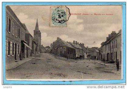 OISEMONT --  Marché aux Bestiaux