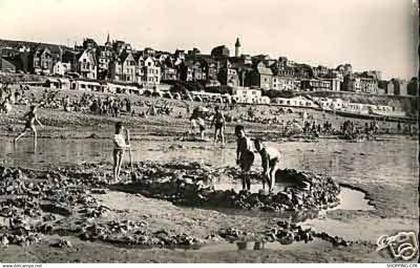 80 - Onival - Enfants sur la plage - CPSM