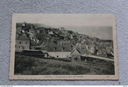 Onival, panorama pris du phare, Somme 80