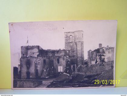 ORADOUR-SUR-GLANE (HAUTE-VIENNE) MILITARIA. LES RUINES.