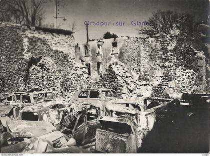 Photo Oradour sur Glane datée du 27/10/45