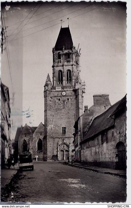 14 - Orbec - L ' église Notre-Dame d'Orbec - Voyagé - Dos divisé...