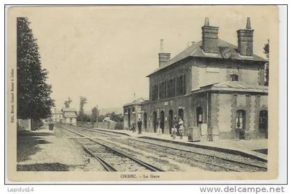 D 663/ CPA ORBEC (calvados)   LA GARE