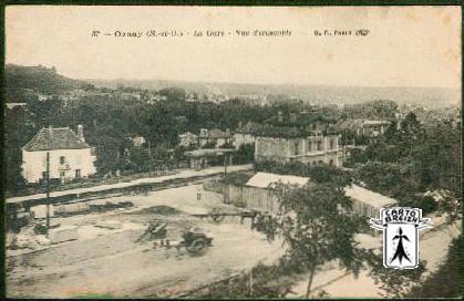 91 Orsay - 87 - Orsay (S-et-O) - La Gare - Vue d'ensemble - cpa