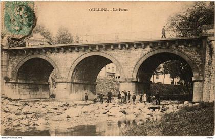 CPA OULLINS - Le Pont (692976)