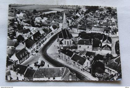 Cpm 1954, Ouzouer sur Loire, vue générale aérienne, Loiret 45