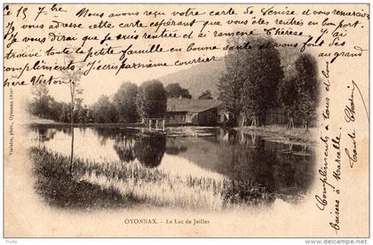 OYONNAX LE LAC DE JEILLES CARTE PRECURSEUR