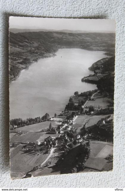 Cpm, Paladru et son lac, vue générale aérienne 21404, Isère 38