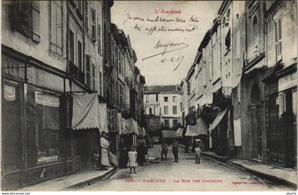 CPA PAMIERS Rue des Jacobins (804550)