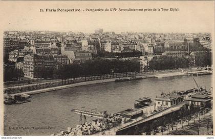 CPA PARIS Perspective. 15. 16e Arrondissement (924402)