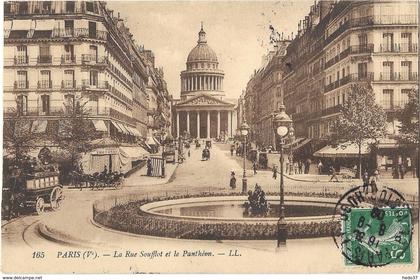 Paris - La rue Soufflot et le Panthéon