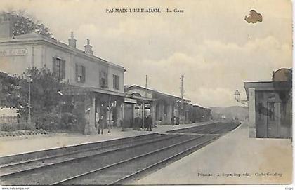 CPA Parmain La Gare