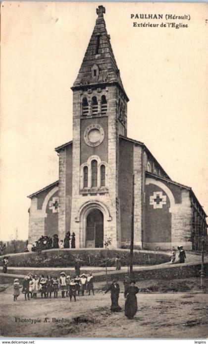 34 - PAULHAN -- Extérieur de L'Eglise