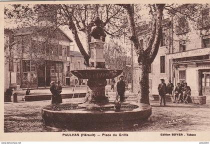 Hérault - PAULHAN - Place du Griffe