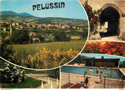 42 - Pelussin - Multivues - Piscine - CPM - Voir Scans Recto-Verso