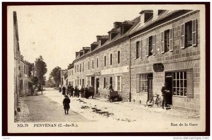 Cpa du  22  Penvénan rue de la Gare PONT10