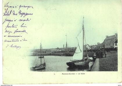 Carte postale ancienne de PERROS - GUIREC