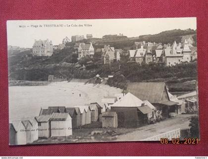 CPA - Plage de Trestraou - Le Coin des Villas