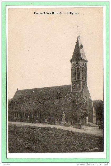 61 - PERVENCHERES -- L'Eglise