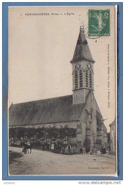 61 - PERVENCHERES --  L'Eglise