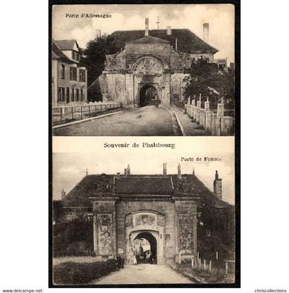 57 - PHALSBOURG - Souvenir de Phalsbourg - Porte d'Allemagne - Porte de France