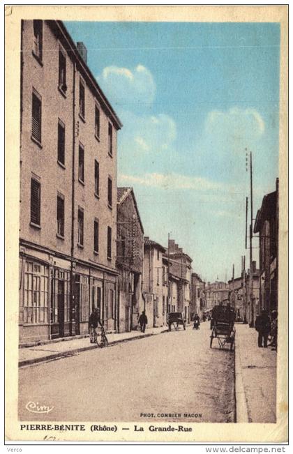 Carte Postale Ancienne de PIERRE BENITE