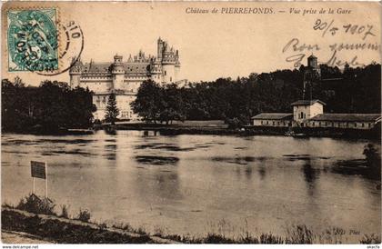 CPA Pierrefonds - Chateau de Pierrefonds - Vue prise de la Gare (1032226)