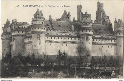 Pierrefonds - Le Château - La Façade