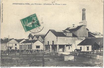 CPA Pithiviers-le-Vieil près Pithiviers L'Intérieur de l'Usine à sucre