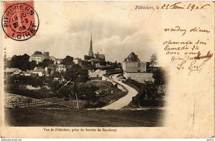 CPA PITHIVIERS - Vue de PITHIVIERS - prise du Sentier de BONDAROY (631889)