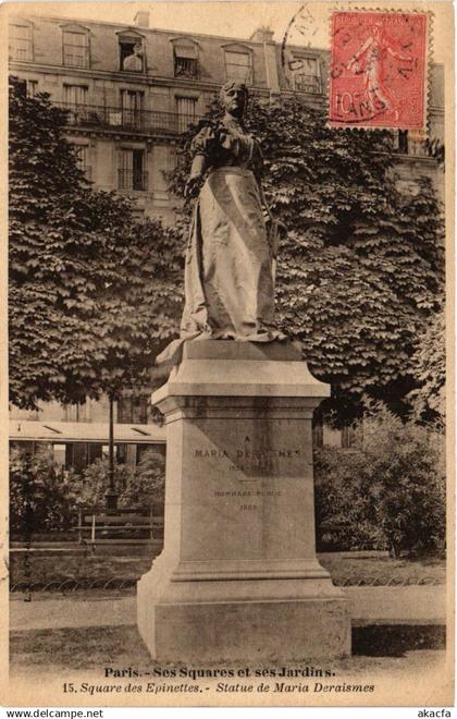 CPA PARIS Ses Squares et ses Jardins. 15. Square des Epinettes (577572)