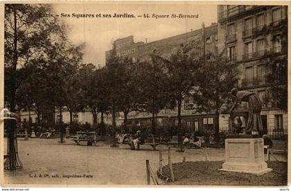 CPA PARIS Ses Squares et ses Jardins. 54. Square St-Bernard (577602)