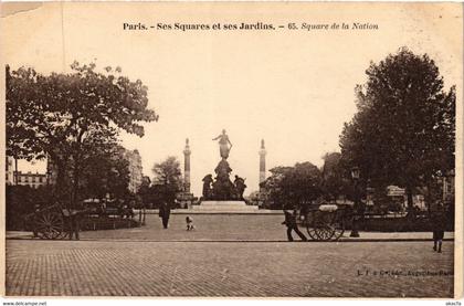 CPA PARIS Ses Squares et ses Jardins. Square de la Nation (1240006)