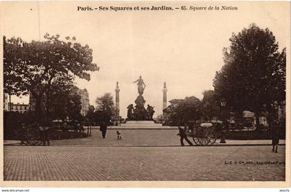 CPA PARIS Ses Squares et ses Jardins. Square de la Nation (1240009)
