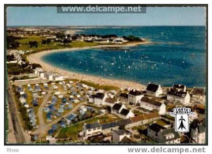 56 Ploemeur - V. 714 - Route côtière de Lorient  Plage et campings de Lomener - cpsm