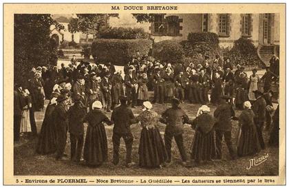 PLOERMEL 56 - Noce Bretonne - La Guédillé - DANSE FOLKLORIQUE