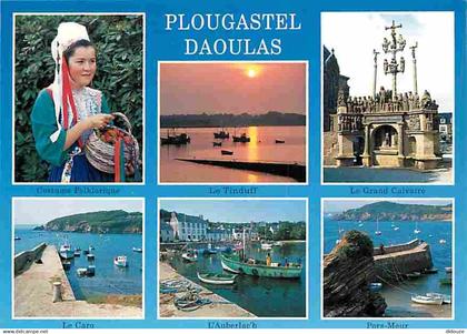 29 - Plougastel Daoulas - Multivues - Folklore - Voir Scans Recto Verso