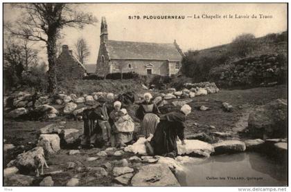 29 - PLOUGUERNEAU - lavoir - lavandière