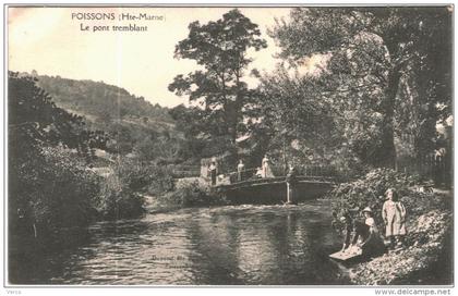 CARTE POSTALE DE POISSONS -   LE PONT TREMBLANT