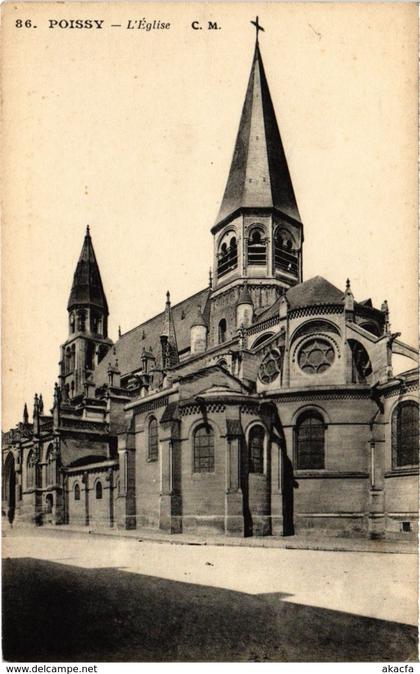 CPA POISSY - L'Église (102884)