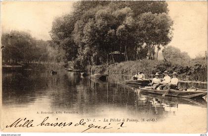 CPA POISSY La Peche a Poissy (1385067)