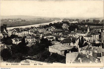 CPA POISSY - Panorama (102931)