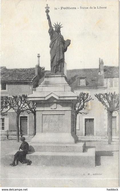 POITIERS : STATUE DE LA LIBERTE