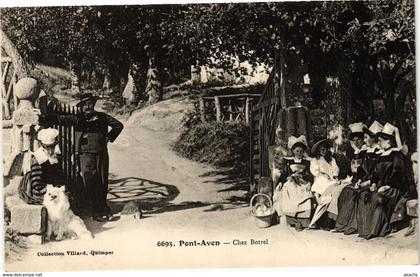 CPA PONT-AVEN-Chez Botrel (188727)