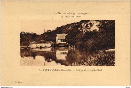 CPA PONT-d'OUILLY - L'Orne et le Moulin-Neuf (141083)