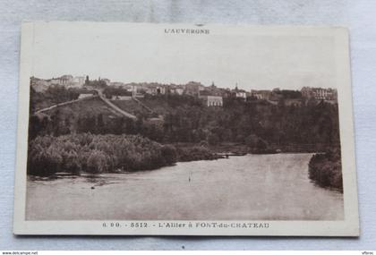 l'Allier à Pont du Château, Puy de Dôme 63