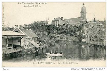 N°17747 -cpa Pont Ecrepin -les bords de l'Orne-