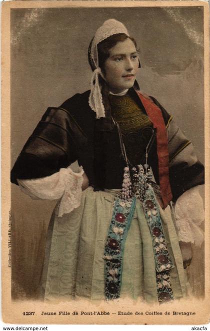 CPA Pont l'Abbe- Jeune Fille FRANCE (1026458)