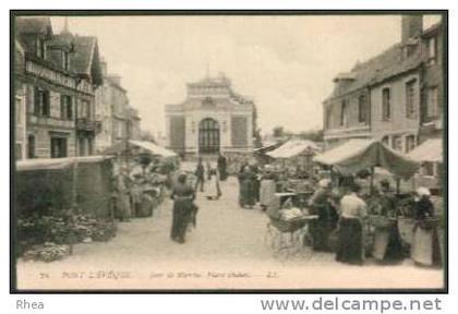 14 Pont-l'Evêque 24 PONT-L'EVEQUE - Jour de Marché, Place Dubois marche, marche landau D14D K14514K C14514C RH009456