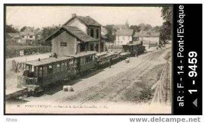 14 Pont-l'Evêque - 26 PONT-L'EVEQUE - Gare de la ligne de Cormeilles - gare, train - gare tra /  D14D  K14514K  C14514C